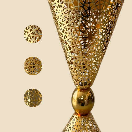 Metal Incense Burner with Round Base