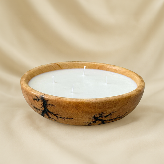 Bowl scented candle (3 wicks, 20 cm diameter)