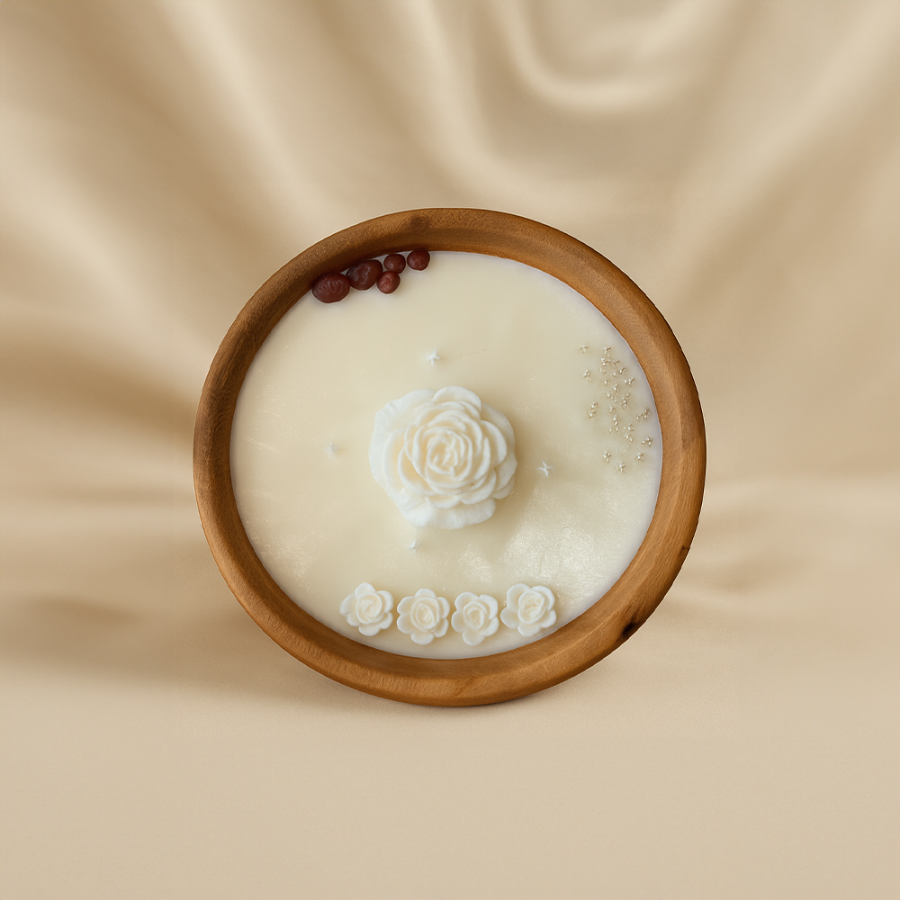 Bowl scented candle (3 wicks, 15 cm diameter)