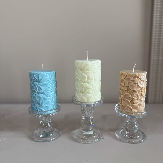 Long Flower Candle