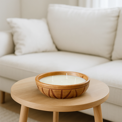 Reception scented candle