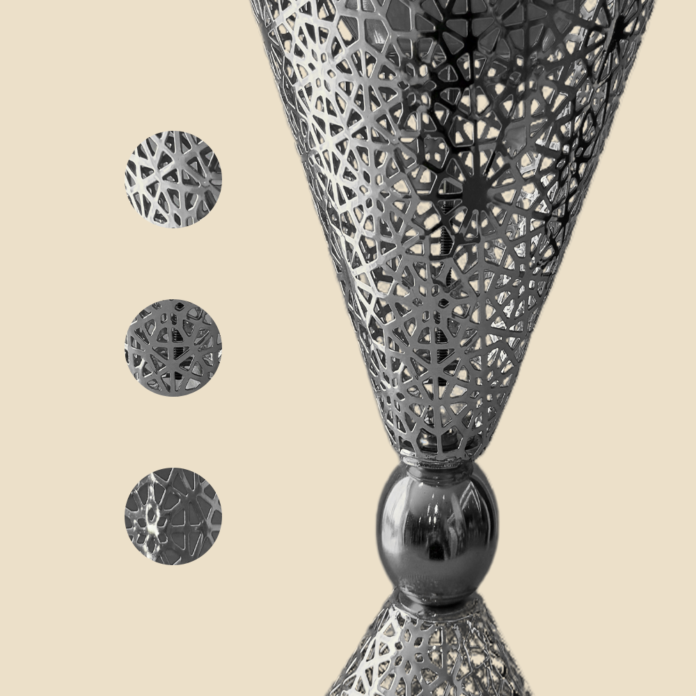 Metal Incense Burner with Round Base