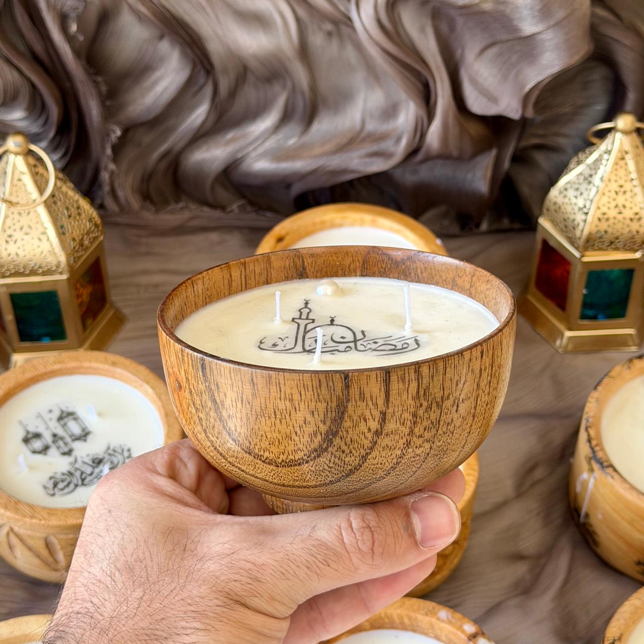 شمعة معطرة برائحة كرة البرق