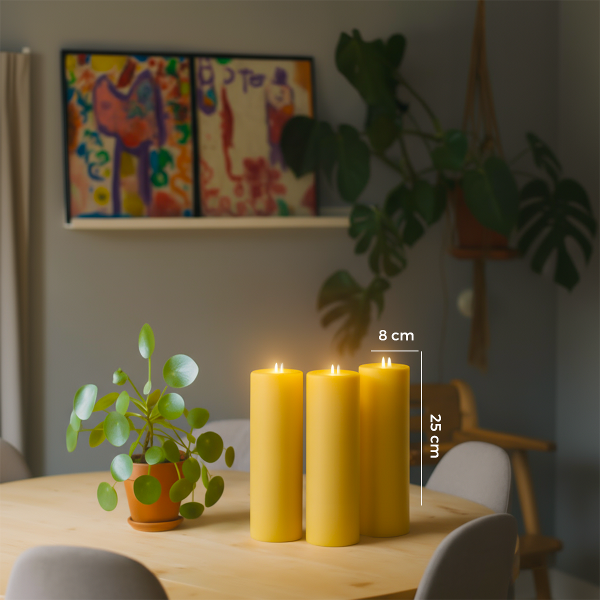 Large Celebration Candle 25 cm