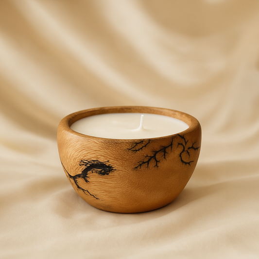 Lightning ball scented candle