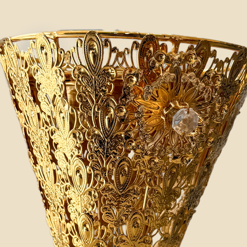 Metal Incense Burner with Triangular Base