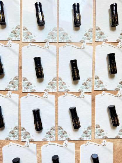 Acrylic Perfume Favor Card