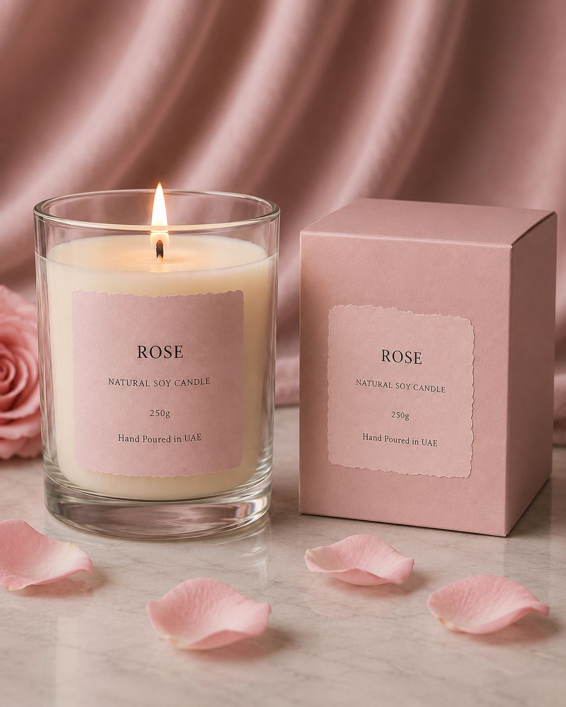 Jory Scents Luxury Natural Soy Wax Scented Candle – 250g