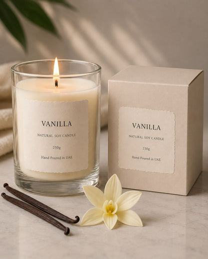 Jory Scents Luxury Natural Soy Wax Scented Candle – 250g