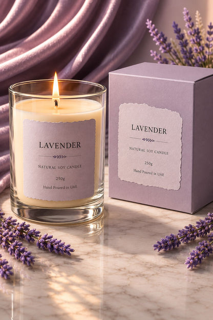 Jory Scents Luxury Natural Soy Wax Scented Candle – 250g