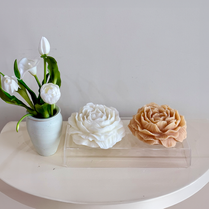 Large flower candle