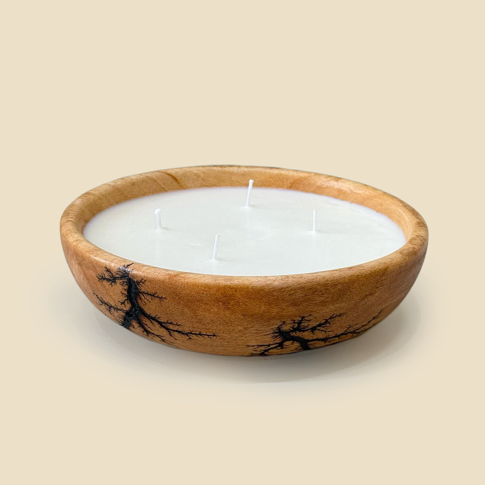 Bowl scented candle (3 wicks, 20 cm diameter)